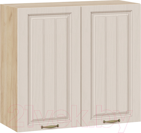 Изображение товара Шкаф навесной для кухни ТриЯ Лина 1В8 (дуб крафт золотой/крем)