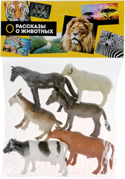 Изображение товара Набор фигурок игровых Играем вместе Домашние Животные / HB9710-6