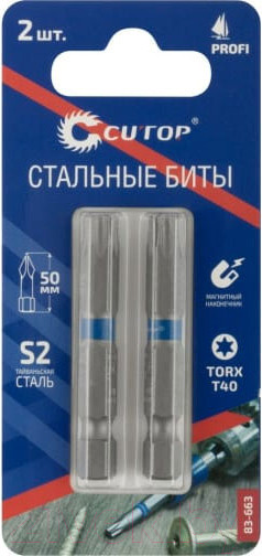 Изображение товара Набор бит Cutop Profi 83-663