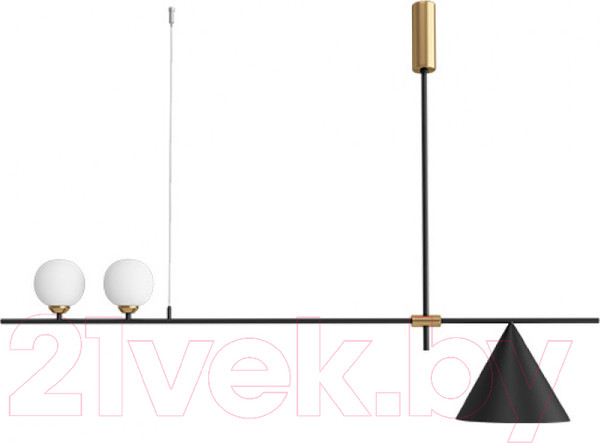 Изображение товара Люстра Kinklight Пулл 07620-2+1.19 (черный)