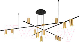 Изображение товара Люстра Kinklight Рия 07621-12.20 (черный/бронза)