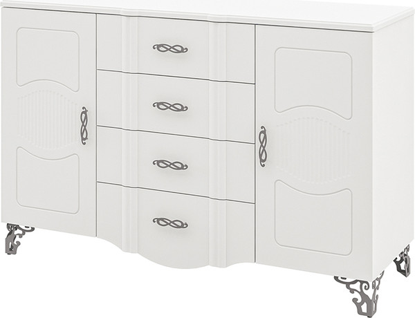 Изображение товара Тумба Мебель-Неман София МН-025-19 (белый глянец/белый)