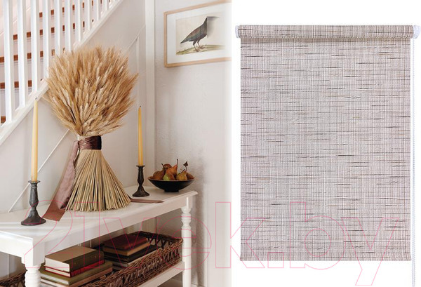 Изображение товара Рулонная штора LEGRAND Меланж 114x175 / 58069578 (бежевый)