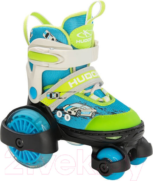 Изображение товара Роликовые коньки Hudora Skating My First Quad Boy Led / 22052 (р-р 30-33)