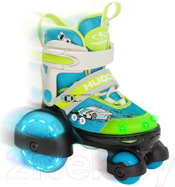 Изображение товара Роликовые коньки Hudora Skating My First Quad Boy Led / 22052 (р-р 30-33)