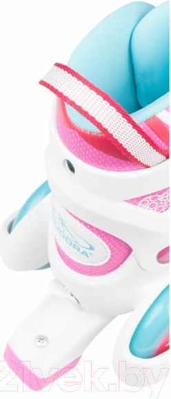 Изображение товара Роликовые коньки Hudora Rollschuh My First Quad Girl Led / 22053 (р-р 30-33)