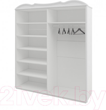 Изображение товара Шкаф Мебель-Неман София МН-025-24 (белый глянец/белый)