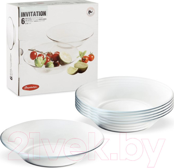 Изображение товара Набор тарелок Pasabahce Invitation 10335/1006674 (6шт)