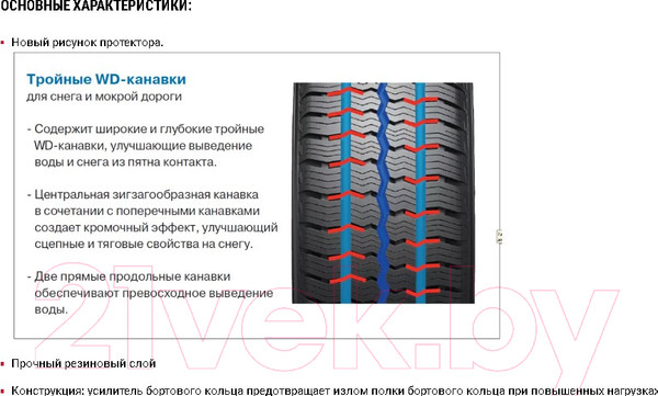 Изображение товара Всесезонная легкогрузовая шина Yokohama BluEarth-Van All Season RY61 195/65R16C 104/102T