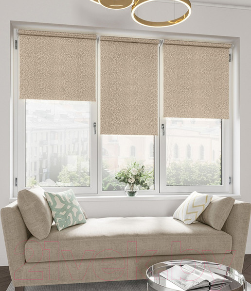 Изображение товара Рулонная штора LEGRAND Мозаика 98x175 / 58094801 (миндаль)