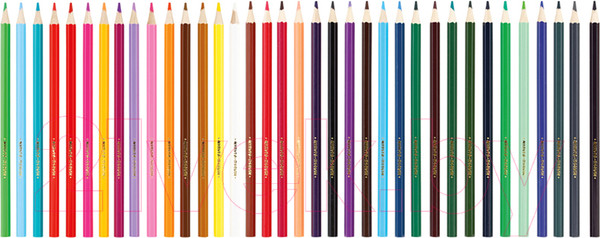 Изображение товара Набор цветных карандашей Мульти-пульти Енот в Индии / CP_10823 (36 цветов)