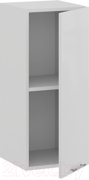 Изображение товара Шкаф навесной для кухни ТриЯ Весна 1В3 (белый/белый глянец)