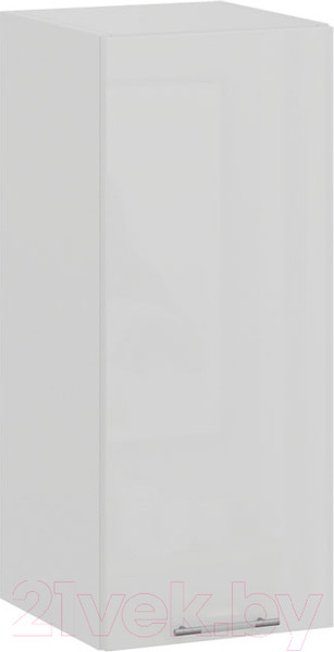 Изображение товара Шкаф навесной для кухни ТриЯ Весна 1В3 (белый/белый глянец)