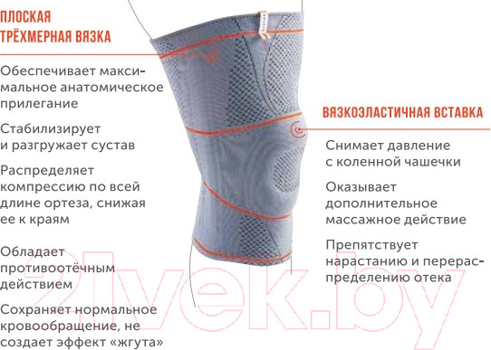 Изображение товара Ортез коленный Orlett DKN-203 / L-NRG