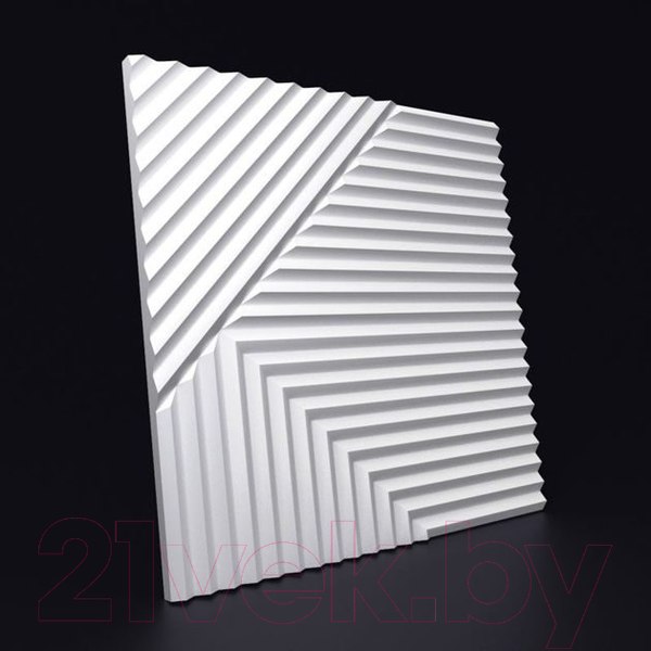 Изображение товара Гипсовая панель Polinka Консул К3 (500x500, белый)