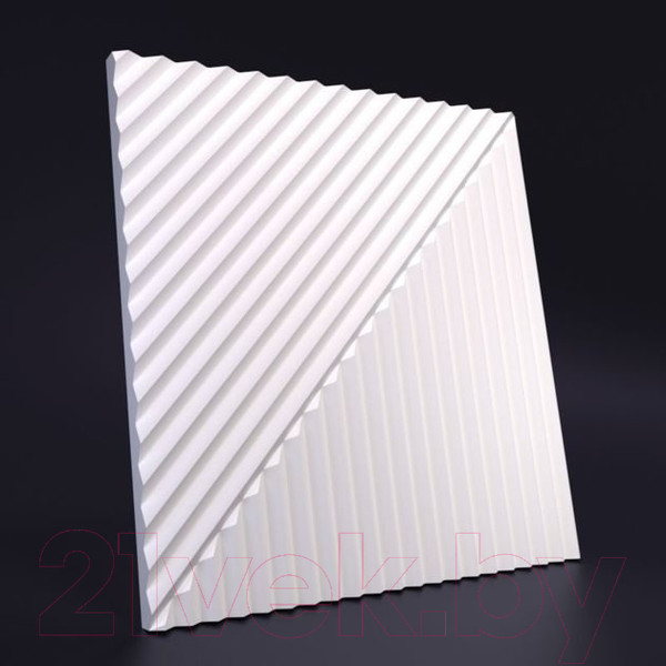 Изображение товара Гипсовая панель Polinka Консул К2 (500x500, белый)