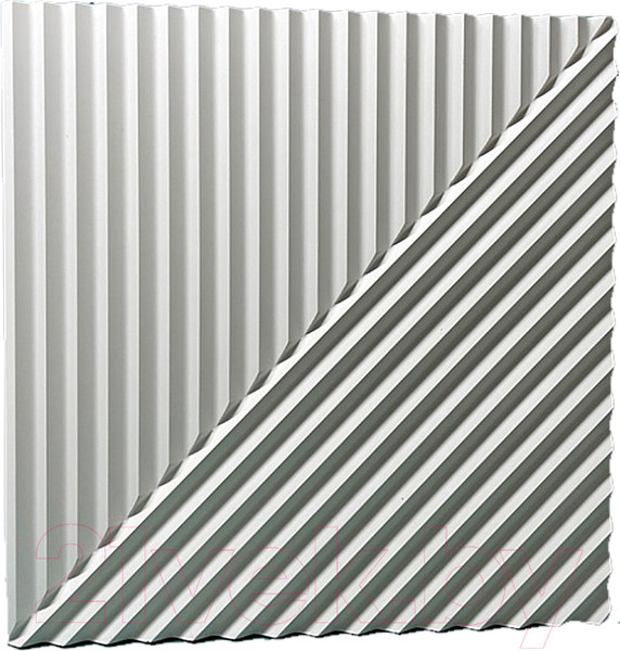 Изображение товара Гипсовая панель Polinka Консул К2 (500x500, белый)