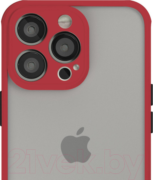 Изображение товара Чехол-накладка VLP Matte Case для iPhone 13 Pro / vlp-PC21-P61RD (красный)