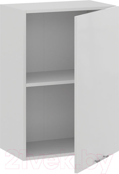 Изображение товара Шкаф навесной для кухни ТриЯ Весна 1В5 (белый/белый глянец)