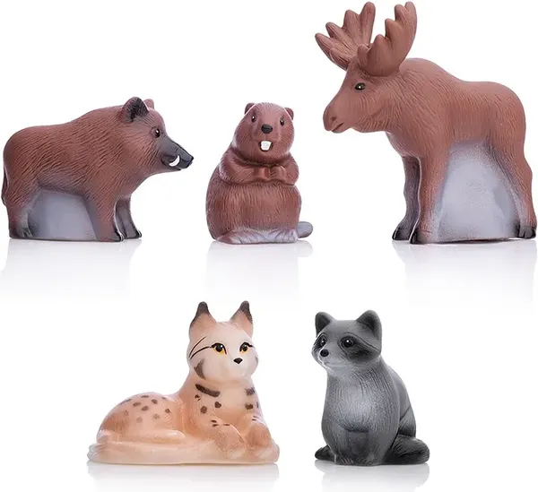 Изображение товара Набор фигурок игровых Весна Животные тайги и леса / В4196