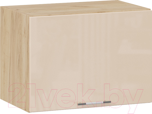 Изображение товара Шкаф под вытяжку ТриЯ Весна 1В5Г (дуб крафт золотой/ваниль глянец)