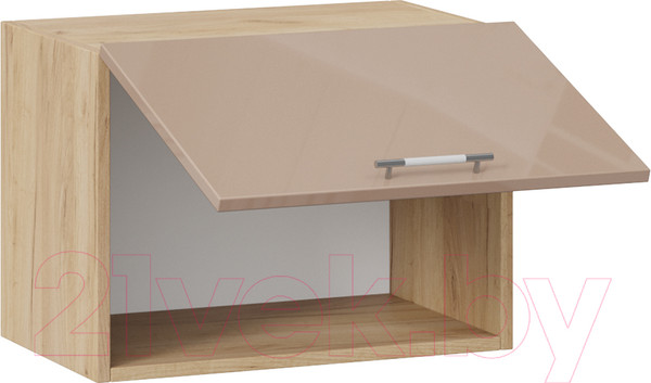 Изображение товара Шкаф под вытяжку ТриЯ Весна 1В5Г (дуб крафт золотой/кофе с молоком)