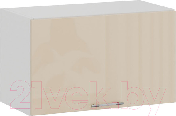 Изображение товара Шкаф под вытяжку ТриЯ Весна 1В6Г (белый/ваниль глянец)