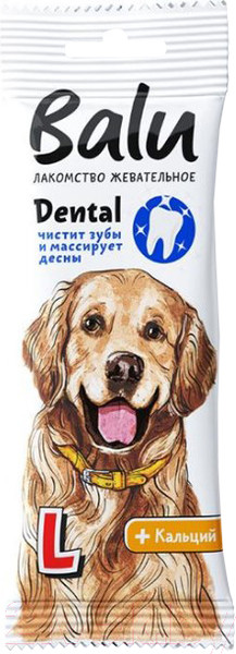 Изображение товара Лакомство для собак BaLu Dental с кальцием L (36г,1шт)