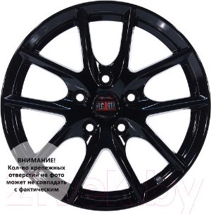 Изображение товара Литой диск Alcasta M59 16x6.5" 5x110мм DIA 65.1мм ET 38мм Black