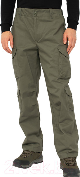 Изображение товара Штаны для охоты и рыбалки Huntsman Крафт Хаки Cotton (р-р 56-58/182)