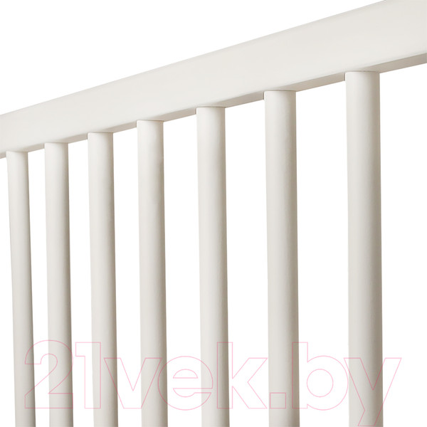 Изображение товара Детская кроватка INDIGO My Sleepy Мишка колесо-качалка и ящик (белый)