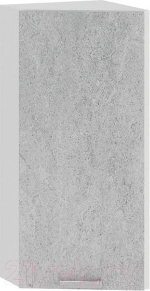 Изображение товара Шкаф навесной для кухни ТриЯ Гранита 1В3Т (белый/бетон снежный)