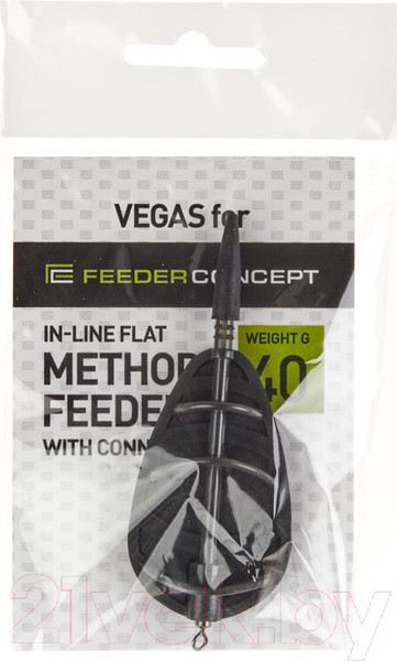 Изображение товара Кормушка рыболовная Feeder Concept Vegas FC Flat Method 040г / 7009-040