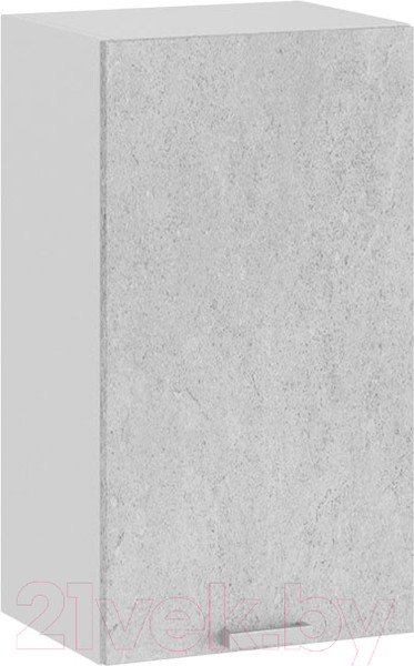 Изображение товара Шкаф навесной для кухни ТриЯ Гранита 1В4 (белый/бетон снежный)