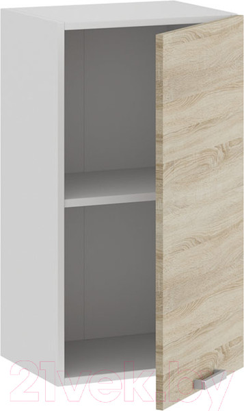 Изображение товара Шкаф навесной для кухни ТриЯ Гранита 1В4 (белый/дуб сонома)