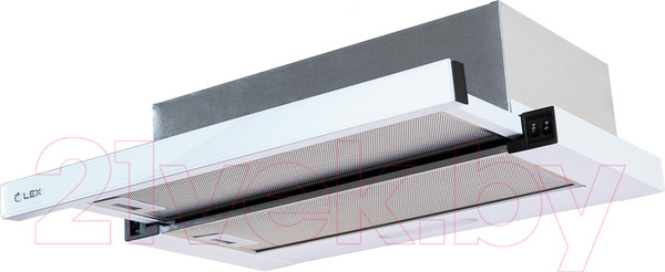 Изображение товара Вытяжка телескопическая Lex Honver G 2M 600 / TRHI000011 (белый)