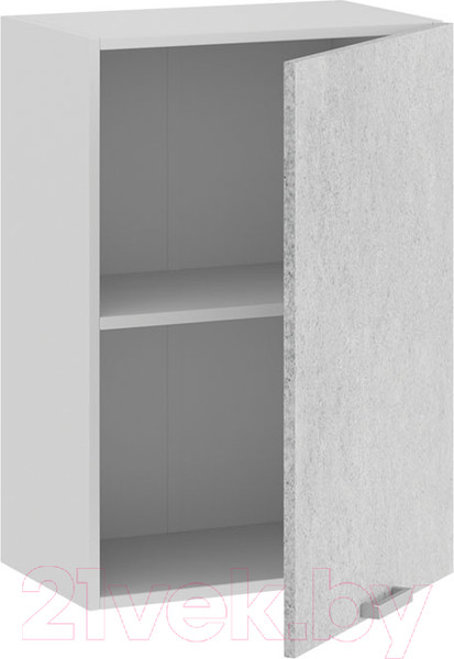 Изображение товара Шкаф навесной для кухни ТриЯ Гранита 1В5 (белый/бетон снежный)