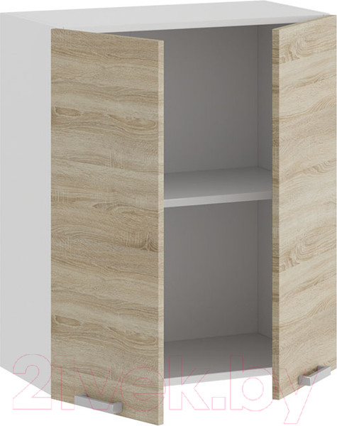 Изображение товара Шкаф навесной для кухни ТриЯ Гранита 1В6 (белый/дуб сонома)