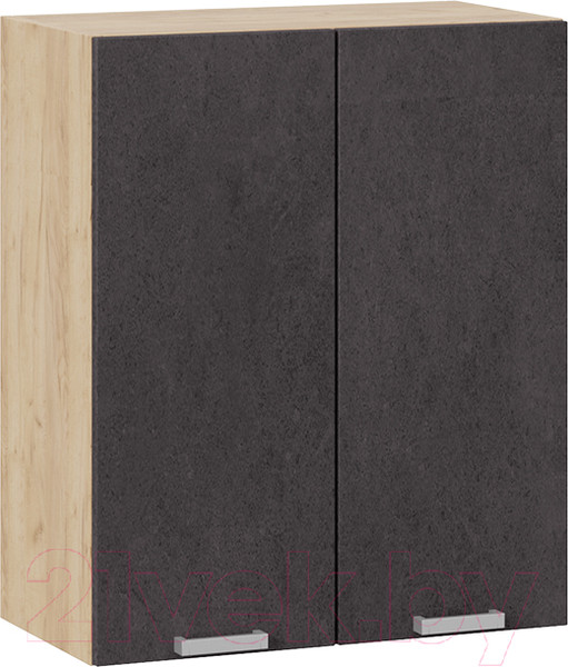 Изображение товара Шкаф навесной для кухни ТриЯ Гранита 1В6 (дуб крафт золотой/бетон графит)