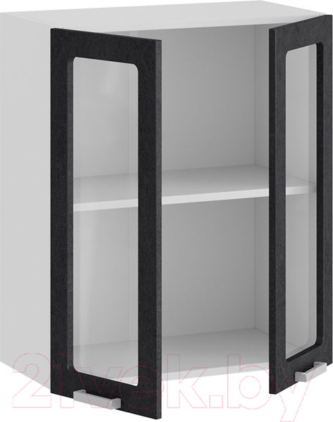 Изображение товара Шкаф навесной для кухни ТриЯ Гранита 1В6С (белый/бетон графит)