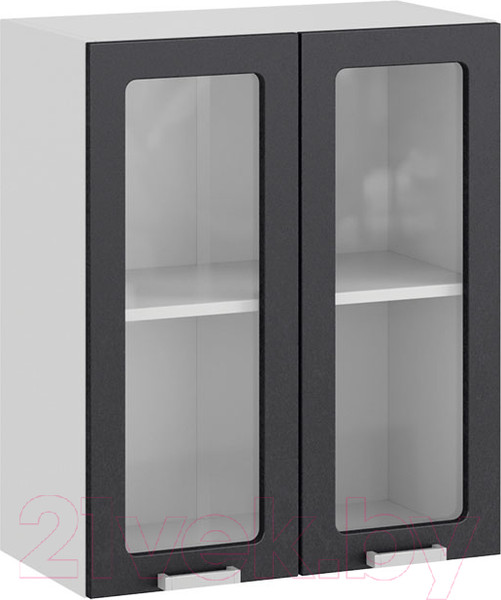 Изображение товара Шкаф навесной для кухни ТриЯ Гранита 1В6С (белый/бетон графит)