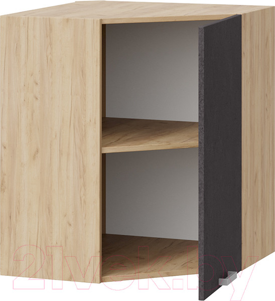 Изображение товара Шкаф навесной для кухни ТриЯ Гранита 1В6У  (дуб крафт золотой/бетон графит)