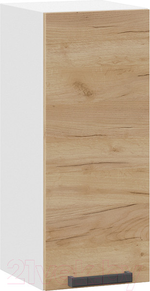 Изображение товара Шкаф навесной для кухни ТриЯ Детройт 1В3  (белый/дуб крафт золотой)