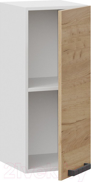 Изображение товара Шкаф навесной для кухни ТриЯ Детройт 1В3  (белый/дуб крафт золотой)