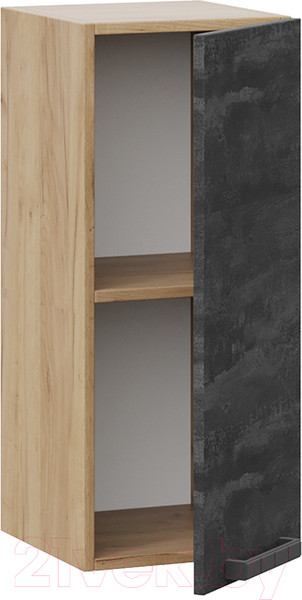 Изображение товара Шкаф навесной для кухни ТриЯ Детройт 1В3 (дуб крафт золотой/угольный камень)