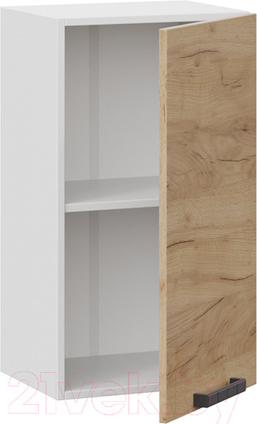 Изображение товара Шкаф навесной для кухни ТриЯ Детройт 1В4 (белый/дуб крафт золотой)