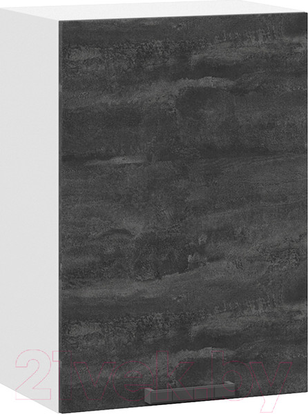 Изображение товара Шкаф навесной для кухни ТриЯ Детройт 1В5 (белый/угольный камень)