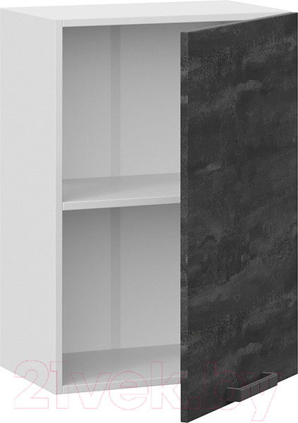 Изображение товара Шкаф навесной для кухни ТриЯ Детройт 1В5 (белый/угольный камень)