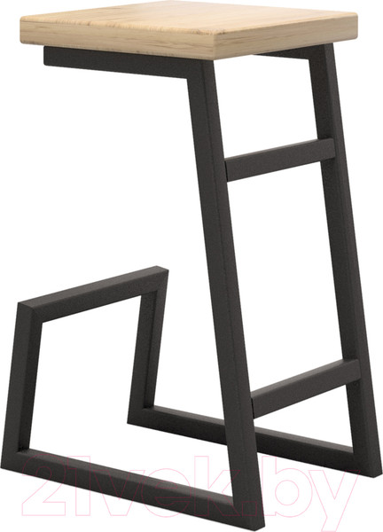 Изображение товара Табурет барный Millwood СДН-6 Арне 1 Л полубарный (дуб золотой Craft/металл черный)