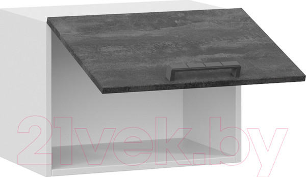 Изображение товара Шкаф навесной для кухни ТриЯ Детройт 1В5Г (белый/угольный камень)